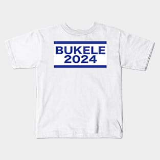 NAYIB BUKELE PRESIDENTE 2024 EL SALVADOR Kids T-Shirt